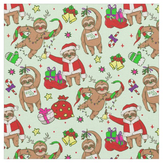 lelijke kerstman-kerstman-luiaard stof (Close Up)
