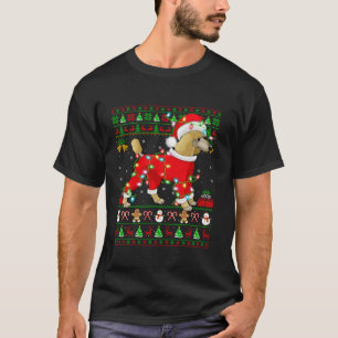 Lelijke Kerstman Kostuum Poedel Hond Kerstmis T-shirt