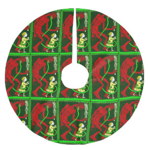 lelijke kerstman krampus kind Victoriaans Kerstboom Rok
