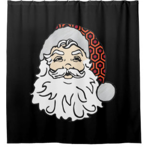 lelijke kerstmankerkledij douchegordijn