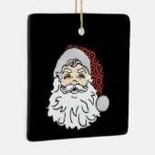 lelijke kerstmankerkledij keramisch ornament (Rechts)