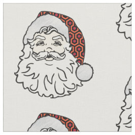 lelijke kerstmankerkledij stof