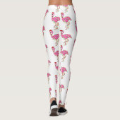 lelijke kerstmansanta claus flamingo leggings (Achterkant)