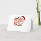 lelijke kerstmis feestdagen kaart (Achterkant)