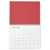 Lelijke Kerstmis Merry and Bright Kerstboom Kerstm Kalender (Jan 2027)