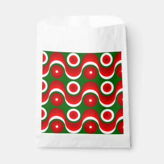 Lelijke Kerstmis Mod Groovy Green Bedankzakje (Voorkant)