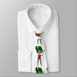 lelijke kerstmis vrouw krampus stropdas