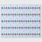 Lelijke Kerstmouwen Cadeaupapier (Vlak)