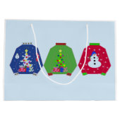Lelijke Kerstmouwen Groot Cadeauzakje (Achterkant)