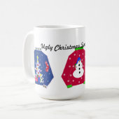 Lelijke Kerstmouwen Koffiemok (Voorkant links)
