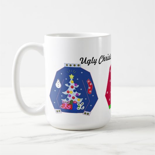 Lelijke Kerstmouwen Koffiemok (Links)