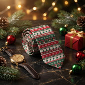 Lelijke Kerstmuts Fair Isle Stropdas