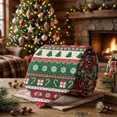 Lelijke Kerstmuts Fair Isle Stropdas