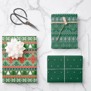 Lelijke Kerstmuts Inpakpapier Vel