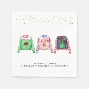 Lelijke Kerstmuts   Kerstfeest Servet
