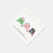 Lelijke Kerstmuts | Kerstfeest Servet (Hoek)