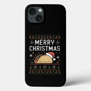 Lelijke Kerstmuts Lichtjes Kerstman Taco Kerstmis Case-Mate iPhone Case
