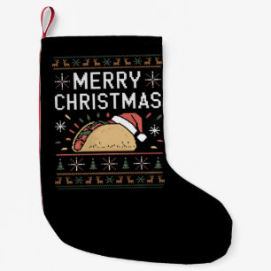 Lelijke Kerstmuts Lichtjes Kerstman Taco Kerstmis Kleine Kerstsok