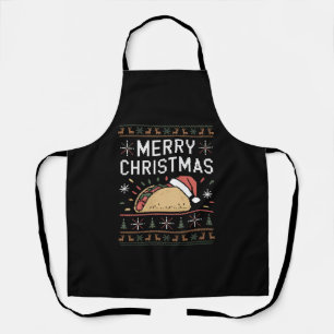 Lelijke Kerstmuts Lichtjes Kerstman Taco Kerstmis Schort