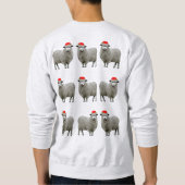 Lelijke Kerstmuts Schapen Trui (Achterkant)