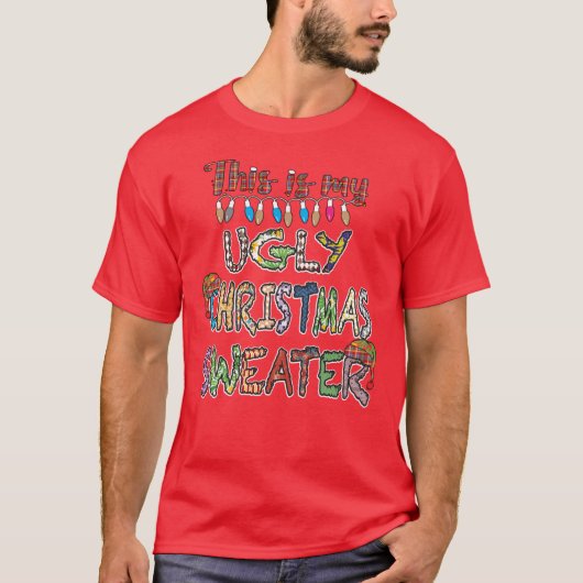 Lelijke Kerstmuts T-shirt (Voorkant)