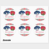 Lelijke Kerstmutsen Kerstfeest Sticker (Vel)