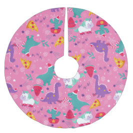 Lelijke Kerstpizza Eenhoorn Watermeloen Sneeuwvlok Kerstboom Rok