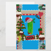 lelijke kerstpup briefpapier (Voorkant / Achterkant)