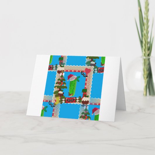 lelijke kerstpup feestdagen kaart (Voorkant)