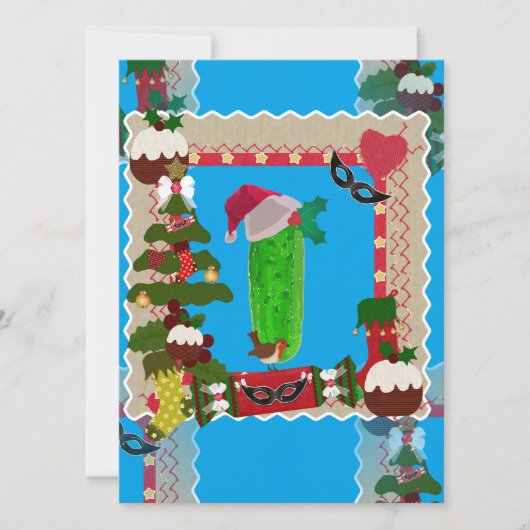lelijke kerstpup feestdagenkaart (Voorkant)