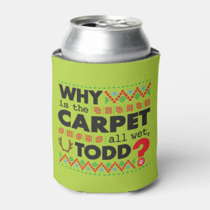 Lelijke kerstrode groen waarom Todd? Blikjeskoeler