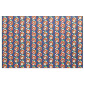 lelijke kersttijger kerstman stof (Yard (91,4 cm))
