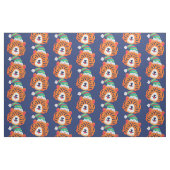 lelijke kersttijger kerstman stof (Fat Quarter)