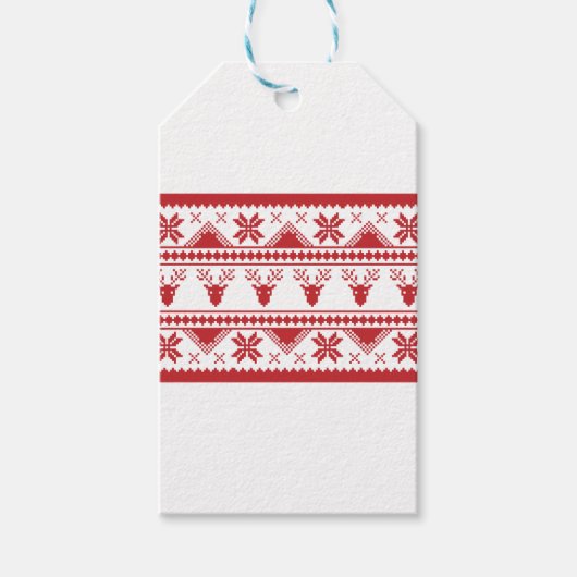 lelijke kersttrui cadeaulabel (Voorkant)