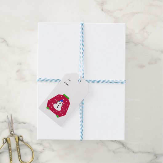 Lelijke Kersttrui Cadeaulabel (Met Touw)