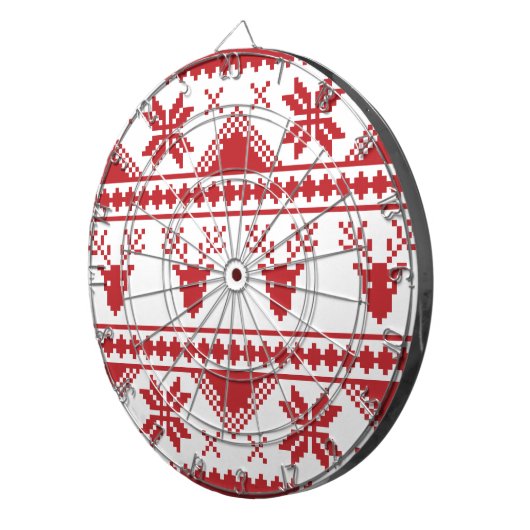 lelijke kersttrui dartbord (Voorkant Rechts)