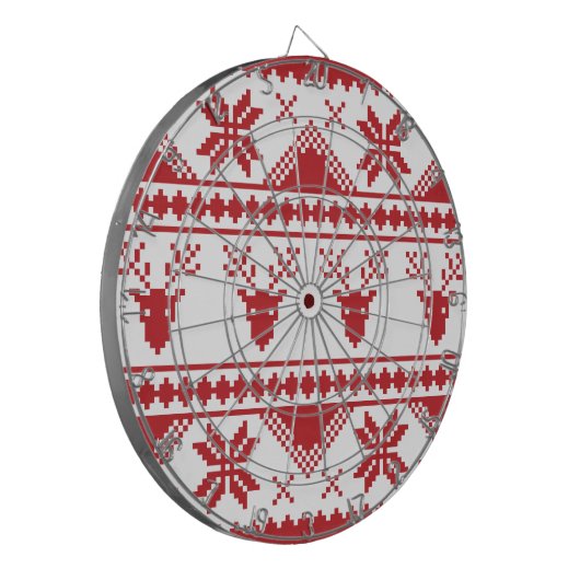 lelijke kersttrui dartbord (Voorkant Links)