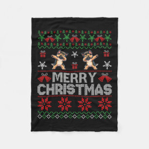 Lelijke Kersttrui Duitse Herder Xmas Dog Fa Fleece Deken