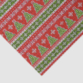 Lelijke kersttrui | Fair Isle Tissuepapier (Detail)