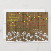 Lelijke Kersttrui Feest Kaart (Voorkant)