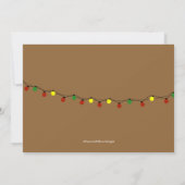 Lelijke Kersttrui Feest Kaart (Achterkant)