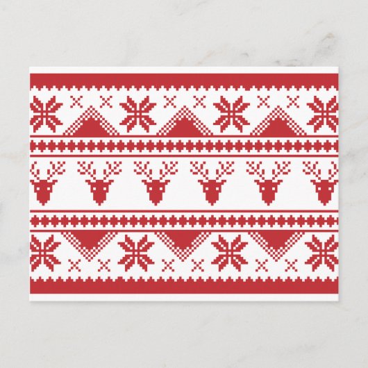 lelijke kersttrui feestdagenkaart (Voorkant)