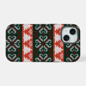 Lelijke Kersttrui Festieve Feestdagen iPhone 15 Case (Achterkant horizontaal)