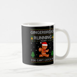 Lelijke Kersttrui Gingerbread Running Team Kerstmi Koffiemok