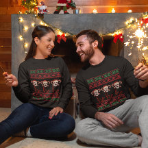 Lelijke Kersttrui Ho Ho Ho Skeleton Kerstmis