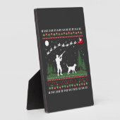 Lelijke Kersttrui Jacht Seizoen Kerstman Fotoplaat (Zijkant)