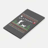 Lelijke Kersttrui Jacht Seizoen Kerstman Post-it® Notes (Schuin)