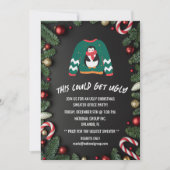 Lelijke kersttrui Kantoor kerstfeest Kaart (Voorkant)