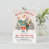 Lelijke Kersttrui Leuk Vakantie Feest Kaart (Staand voorkant)