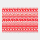 lelijke kersttrui Nordic Reindeer Inpakpapier Vel (Voorkant 2)